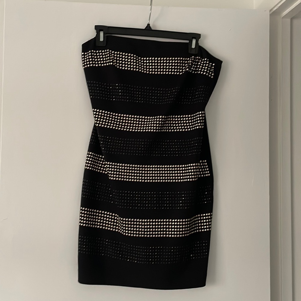 Sparkly strapless forever 21 dress 🤩